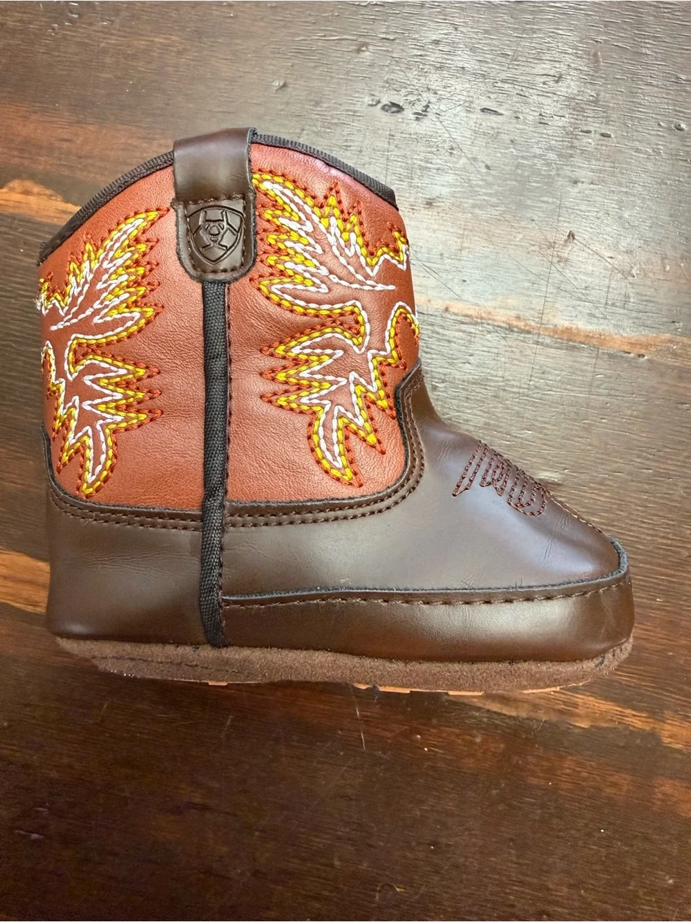 Ariat Infant Cowboy Boots Size 2 – Brown Western Boots – NWOT